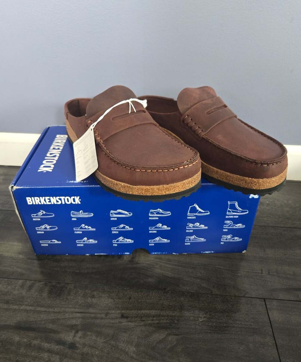 New NIB Birkenstock Naples habana size 43 us 10